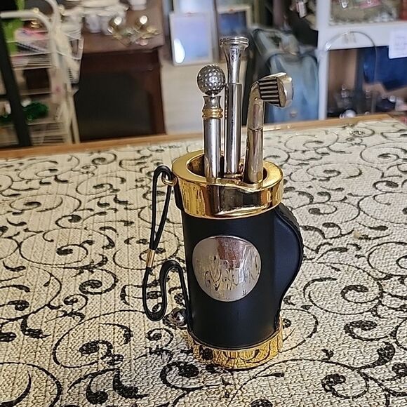 Things Remembered Golf Club Pen Holder - Picture 1 of 9